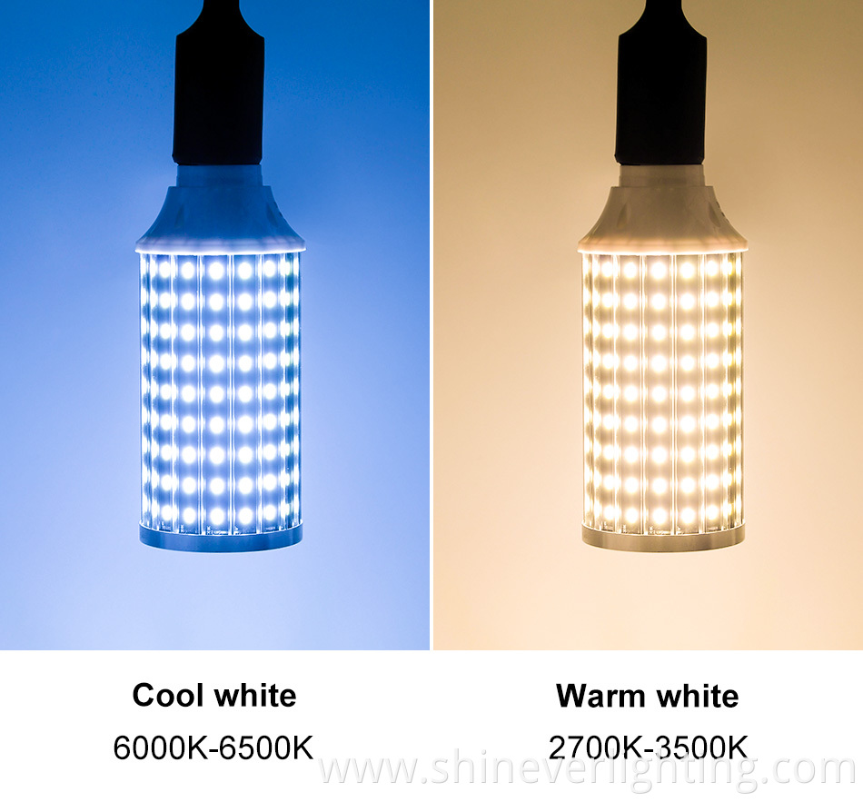 Long-lasting LED corn lights